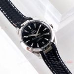 (VSF) Swiss Replica Omega Seamaster 150m Aqua Terra Master Stainless Steel Black Face Watch 41mm